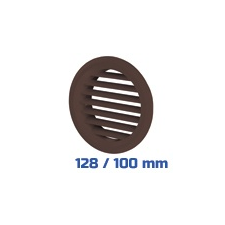 VENTS Vents szellőzőrács, bútorrács mahagóni rovarh. (128/100 mm) villanyszerelés