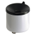 VEPA BINS Fali hamutartó, acél, VEPA BINS, fehér-fekete