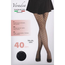 Veradea Fantasia 1260 hálós hatású divatharisnya 40 DEN fekete harisnya, combfix