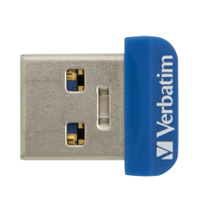 Verbatim &#039;n&#039; Stay Nano USB 3.0, 64GB, 80/25MB/sec kék pendrive pendrive