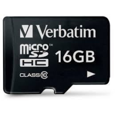 Verbatim 16GB microSDHC Verbatim CL10 memóriakártya (44010) memóriakártya