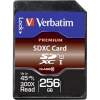 Verbatim 256GB SDXC Verbatim CL10 UHS-I Premium memóriakártya (44026)