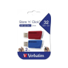 Verbatim 32 GB Pendrive 3.2  Store n Click (piros/kék)