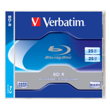 Verbatim BD-R Blu-Ray 25GB, 6x, normál tokban 43715 írható és újraírható média