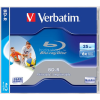 Verbatim BD-R BluRay lemez, nyomtatható, 25GB, 6x, 1 db, normál tok, VERBATIM