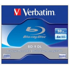 Verbatim BD-R írható két rétegű Blu-Ray lemez 50GB nyomtatható normál tok (43736) írható és újraírható média
