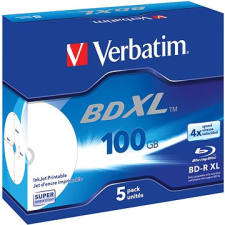 Verbatim BD-R XL 100 gigabájt 4x, 5 db írható és újraírható média