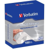 Verbatim CD boríték, papír, ablakos, öntapadó füllel, VERBATIM, fehér