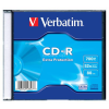 Verbatim CD-R lemez, 700MB, 52x, 1 db, vékony tok, VERBATIM "DataLife"