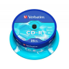 Verbatim CD-R lemez, 700MB, 52x, 25 db, hengeren, VERBATIM DataLife (CDV7052B25DL)