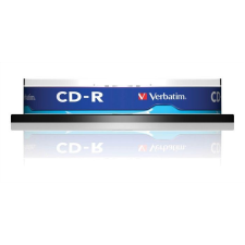 Verbatim CD-R lemez, 700MB, 52x, hengeren, VERBATIM &quot;DataLife&quot; írható és újraírható média