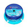 Verbatim CD-R lemez, Crystal bevonat, AZO, 700MB, 52x, 25 db, hengeren VERBATIM "DataLife Plus"