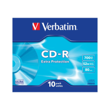 Verbatim - CD-R x 10 - 700 MB - storage media (43415) írható és újraírható média