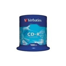 Verbatim CD ROM CD-R80 700 MB Cakebox x100 írható és újraírható média