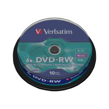 Verbatim DataLifePlus - DVD-RW x 10 - 4.7 GB - storage media (43552) írható és újraírható média
