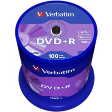Verbatim DVD + R 16x, 100ks cakebox írható és újraírható média
