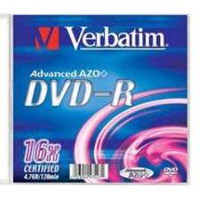 Verbatim DVD-R 4.7GB 16x DVD lemez ("") írható és újraírható média