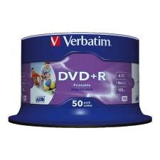 Verbatim - DVD+R x 50 - 4.7 GB - storage media (43512) írható és újraírható média