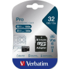 Verbatim Memóriakártya, microSDHC, 32GB, CL10/U3, 90/45 MB/s, adapter, VERBATIM PRO (MVMS32GP)