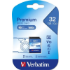 Verbatim Memóriakártya, SDHC, 32GB, CL10/U1, 90/10 MB/s, VERBATIM, "Premium"