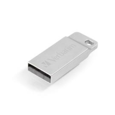 Verbatim Metal Executive USB 2.0 64GB pendrive (ezüst) (VERBATIM_98750) pendrive