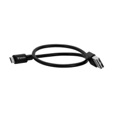 Verbatim MicroUSB - USB-A adat- és töltőkábel 30cm fekete (48866) kábel és adapter