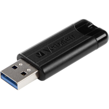 Verbatim Pen Drive 64GB Verbatim PinStripe USB 3.0 fekete (49318) (49318) pendrive