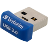 Verbatim Pendrive, 64GB, USB 3.0, 80/25MB/sec, VERBATIM "NANO STORE 'N' STAY"