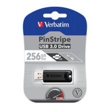 Verbatim Pinstripe Usb Drive 256GB Black pendrive