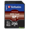 Verbatim Premium 256GB SDXC 45 MB/s 44026