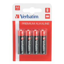 Verbatim Premium alkáli ceruzaelem AA (4db/csomag) (49921) ceruzaelem