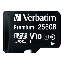 Verbatim Premium - flash memory card - 256 GB - microSDXC UHS-I (44087) memóriakártya