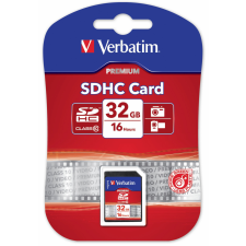 Verbatim Premium SDHC 32GB UHS-I V10 U1 memóriakártya