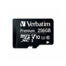 Verbatim SDXC 256GB U1 Class 10 micro memóriakártya (VERBATIM_44087) memóriakártya