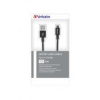Verbatim USB kábel, USB - micro USB, 1 m, VERBATIM, fekete