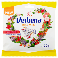  Verbena Big Mix töltött keménycukorka vitaminokkal 120 g csokoládé és édesség