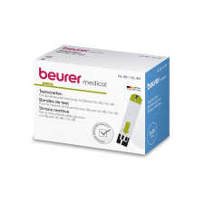  Vércukormérő tesztcsík Beurer GL 48 / GL 49-hez (2×25 db) gyógyhatású készítmény