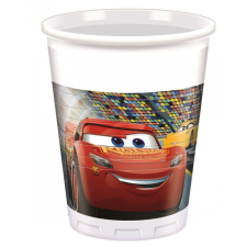 Verdák Arena Race műanyag pohár 8 db-os 200 ml party kellék