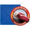 Verdák Disney Cars-The Legend of The Track, Verdák Party Meghívó 6 db-os