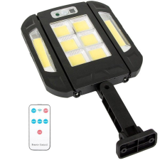 Verk 12291 Napelemes lámpa, 136 LED, IP67, mozgás-/alkonyérzékelős, távirányítóval kültéri világítás