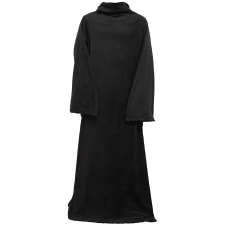 Verk Fleece TV takaró ujjakkal Snuggie 180 × 140 cm, fekete (15033_CZ) lakástextília