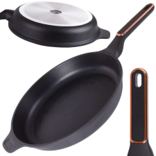 Verk Group VG 07152 indukciós tapadásmentes serpenyő, 28cm, fekete edény