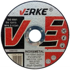 VERKE Fémvágó korong, 125mm, V44110, Verke csiszolókorong és vágókorong