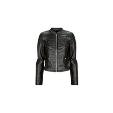 Vero Moda Bőrkabátok VMFAVODONA COATED JACKET NOOS Fekete EU M női dzseki, kabát