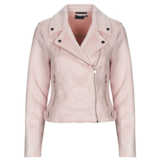 Vero Moda Bőrkabátok  VMJOSE SHORT FAUX SUEDE Rózsaszín EU L