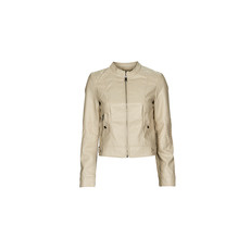 Vero Moda Bőrkabátok  VMLOVE LAVINE SHORT COATED JACKET Bézs EU S