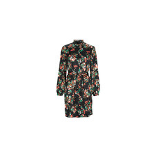 Vero Moda Rövid ruhák VMCANA L/S ABK SHIRT DRESS WVN BTQ Fekete EU L