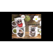 Veroni V.B.20796 Deco Sowa porcelánbögre 330ml bögrék, csészék