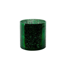  Verre3 üveg kaspó zöld 12x12 cm dekoráció