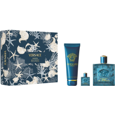 Versace Eros Parfum, SET: Parfum 100ml + Parfum 5ml + tusfürdő gél 150ml kozmetikai ajándékcsomag